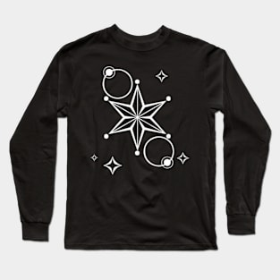 Pattern of stars with circles. Long Sleeve T-Shirt